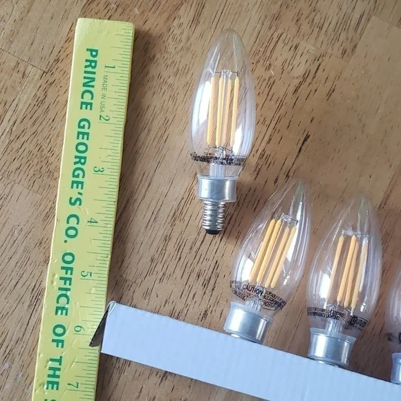 LED Lightbulbs Set of 6 Replacement Bulbs Candelabra Light Bulbs 60 watt - Picture 7 of 9